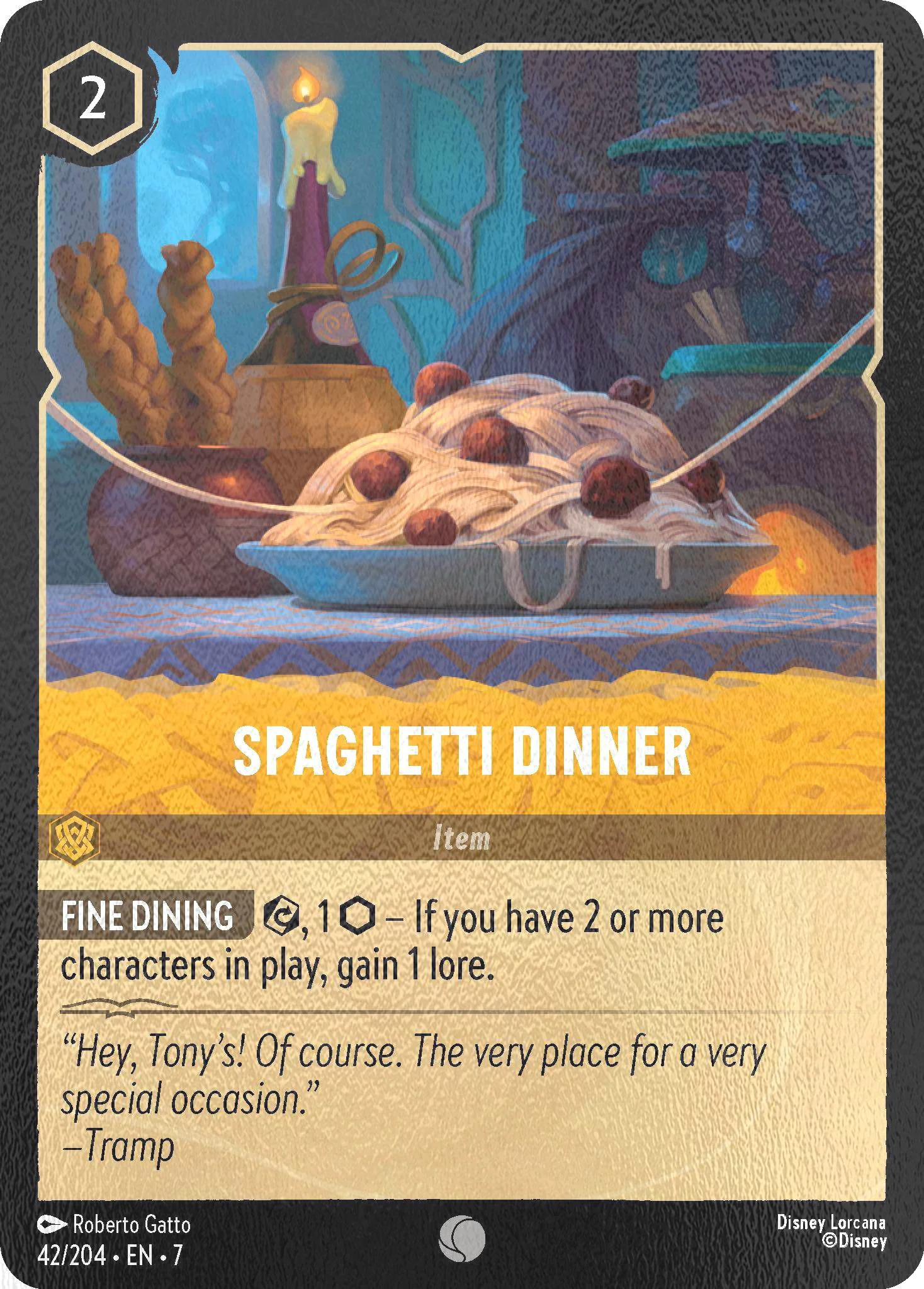 Spaghetti Dinner - 42/204 [Archazia's Island] [Cold Foil]