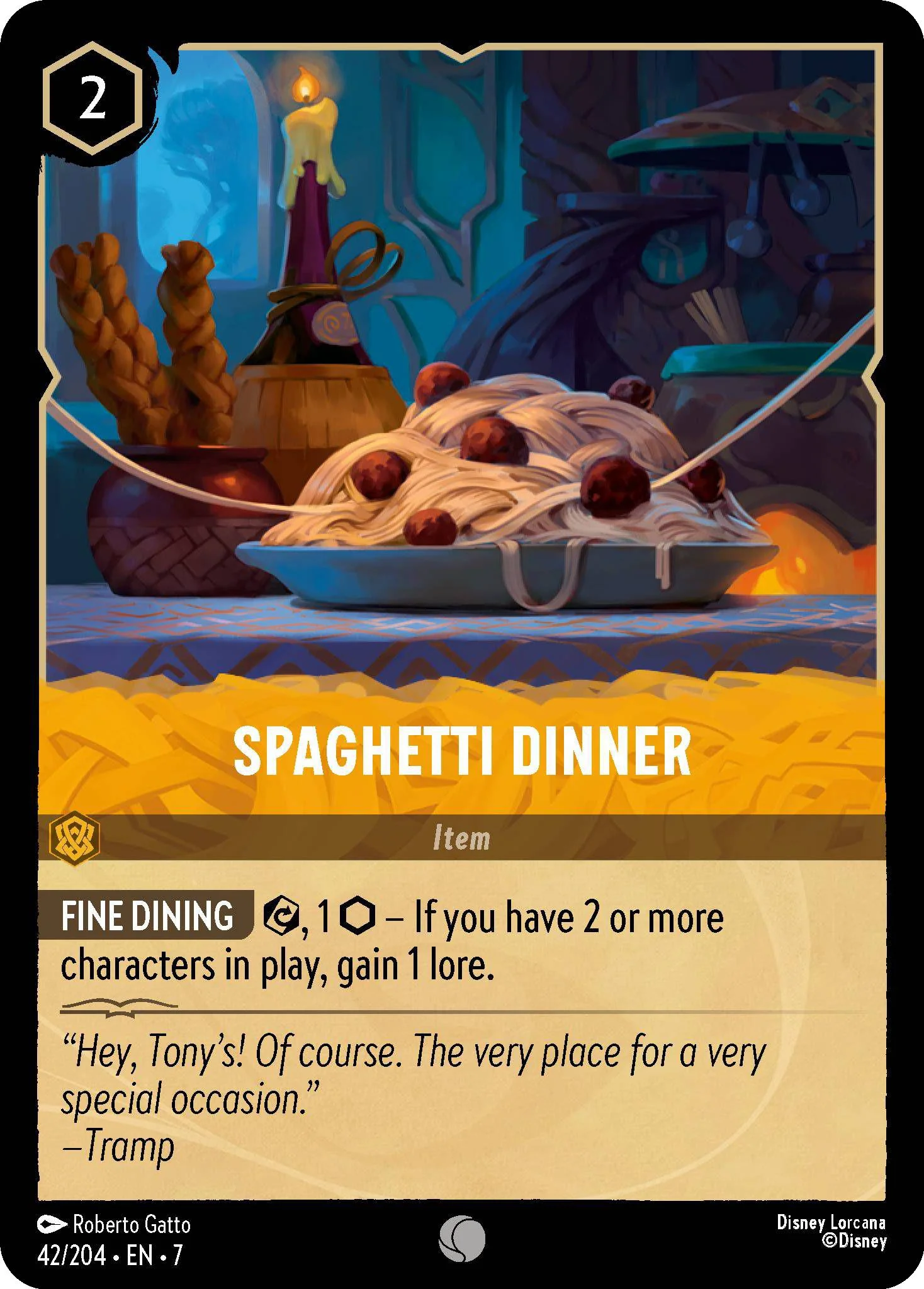 Spaghetti Dinner - 42/204 [Archazia's Island] [Non-Foil]