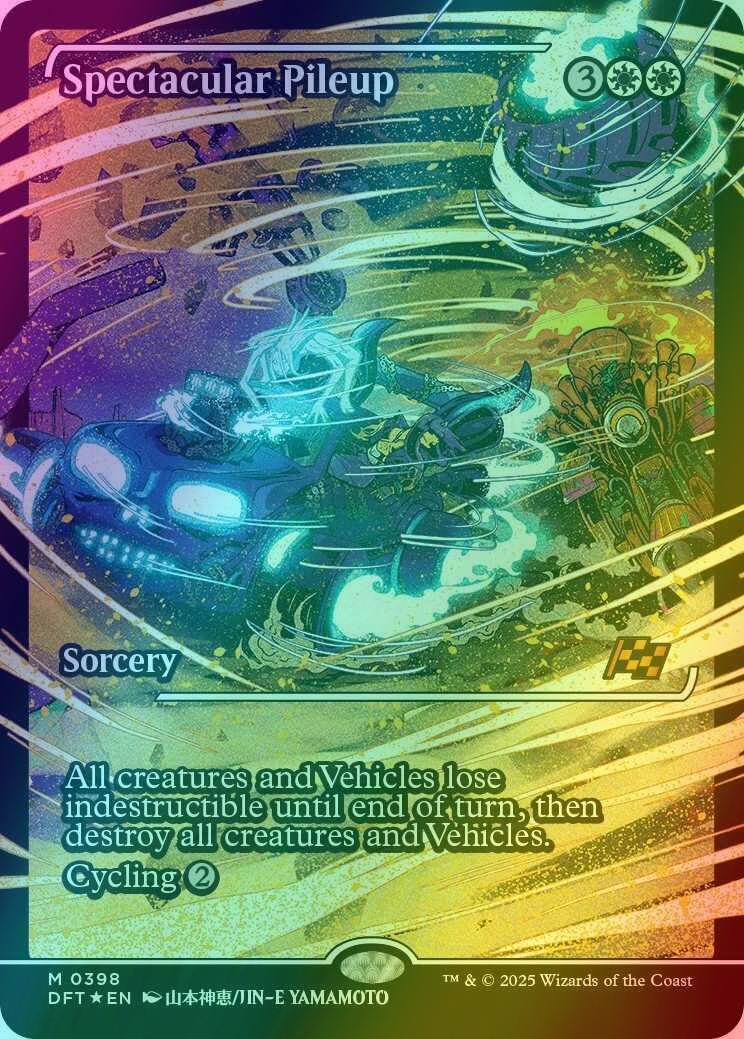Spectacular Pileup [398] [Japan Showcase] [Aetherdrift] [Foil]
