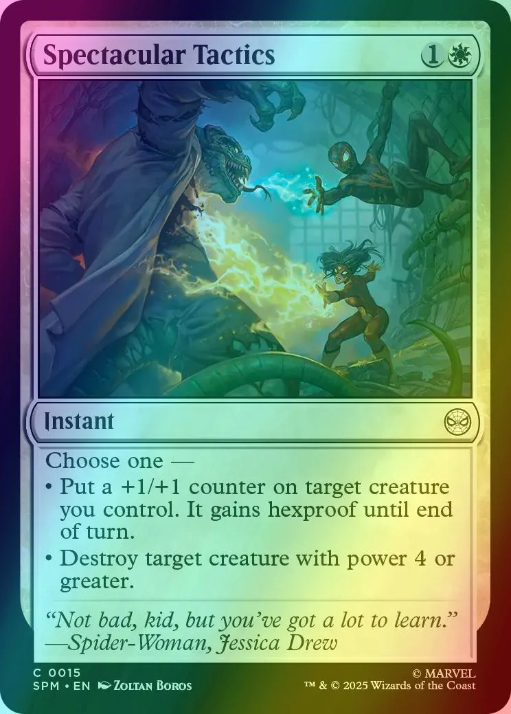 Spectacular Tactics [15] [Marvel's Spider-Man] [Foil]
