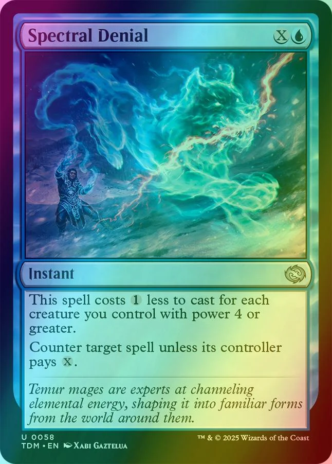 Spectral Denial [58] [Tarkir: Dragonstorm] [Foil]