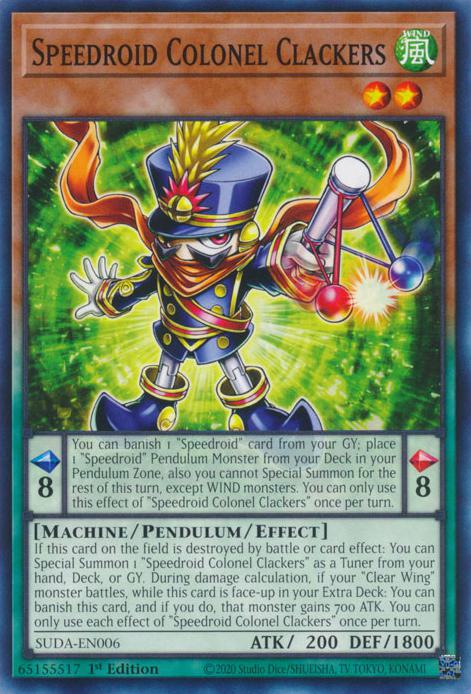Speedroid Colonel Clackers - SUDA-EN006 - Common - 1st Edition