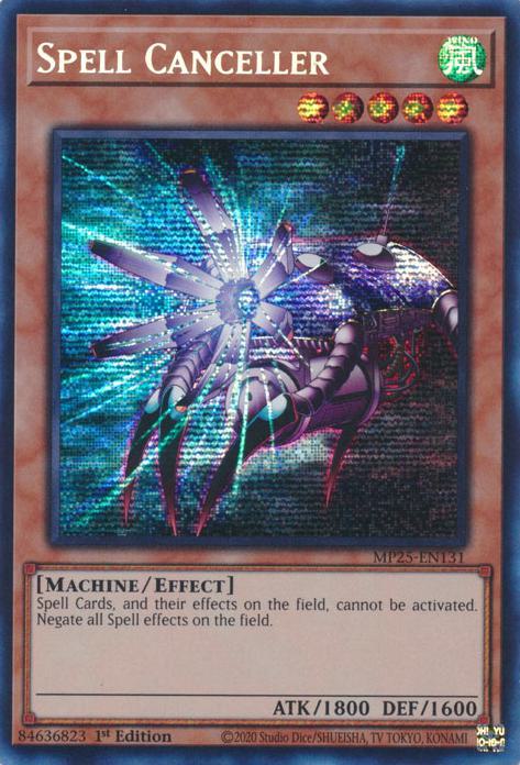 Spell Canceller - MP25-EN131 - Prismatic Secret Rare - 1st Edition