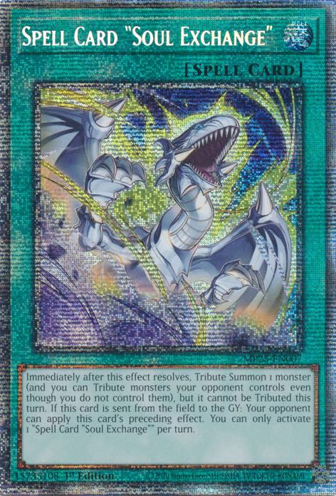 Spell Card "Soul Exchange" - MP25-EN007 - Starlight Rare - 1st Edition