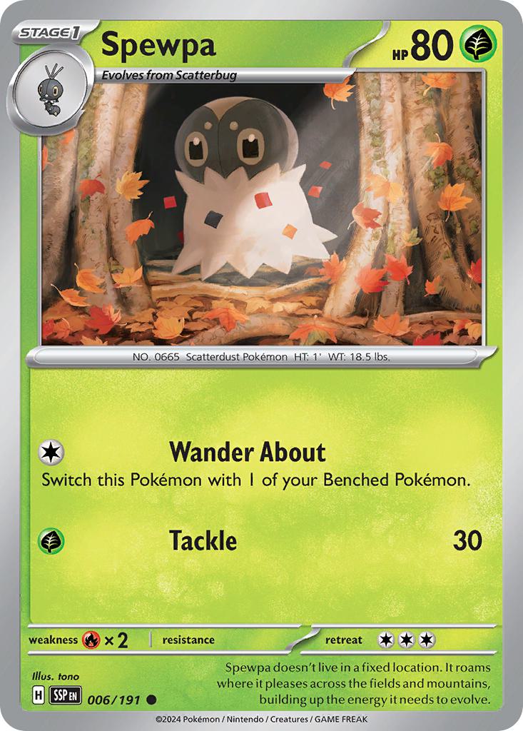 Spewpa - 006/191 - Common [sv08-006] [Non-Holo]