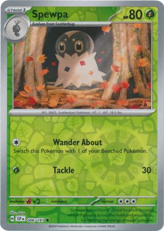Spewpa - 006/191 - Common [sv08-006] [Reverse Holo]