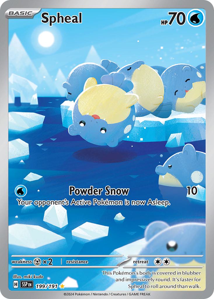 Spheal - 199/191 - Illustration Rare [sv08-199] [Ultra]