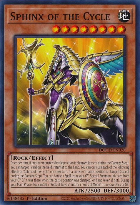 Sphinx of the Cycle - DOOD-EN028 - Common - 1st Edition