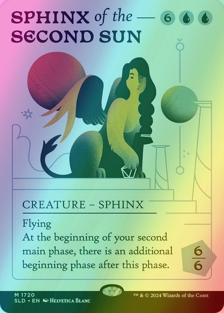 Sphinx of the Second Sun [1720] [Borderless] [Astral Sorceries] [Secret Lair Drop] [Foil]