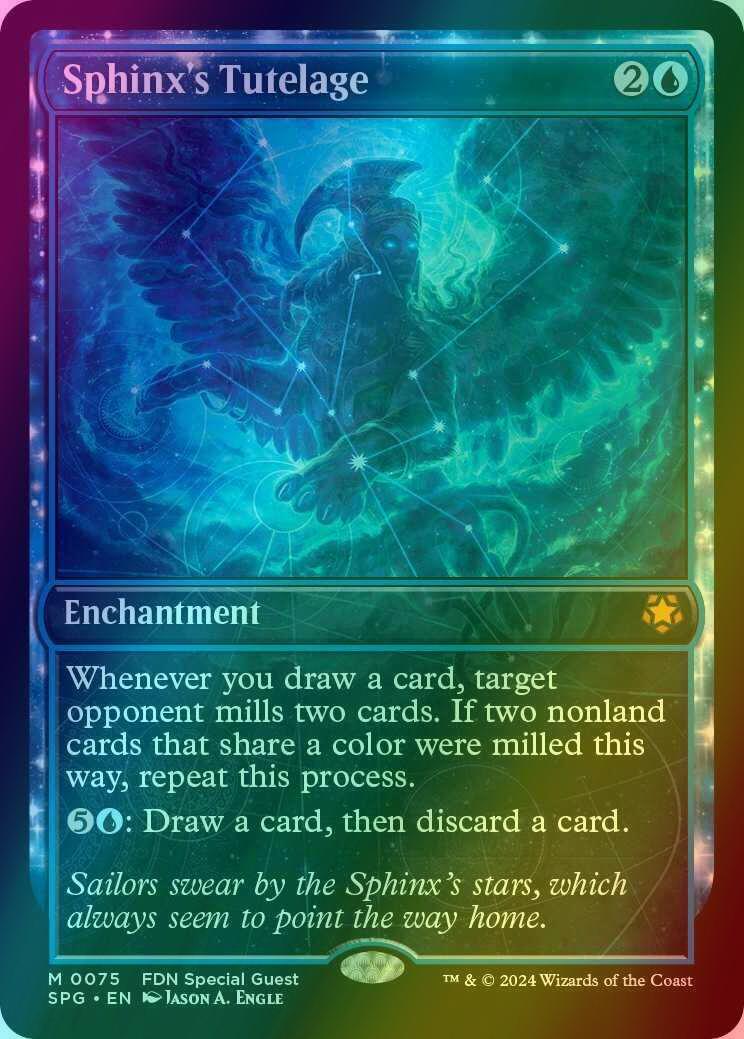 Sphinx's Tutelage [75] [Showcase] [Special Guests] [Foil]