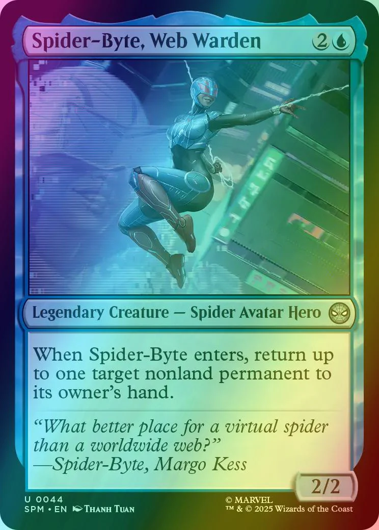 Spider-Byte, Web Warden [44] [Marvel's Spider-Man] [Foil]