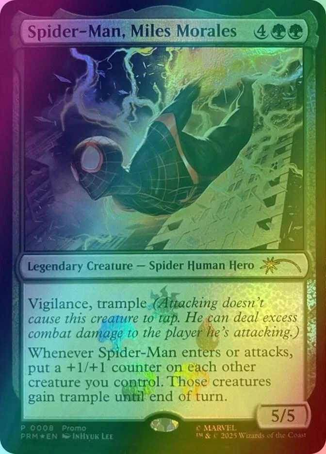 Spider-Man, Miles Morales [2025-23] [PRM-0008] [Media and Collaboration promos] [Foil]