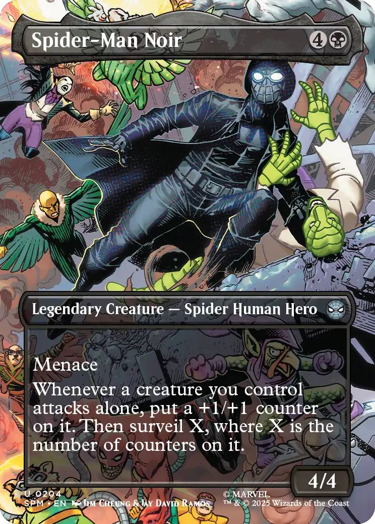 Spider-Man Noir [204] [Borderless] [Scene] [Marvel's Spider-Man] [Non-Foil]