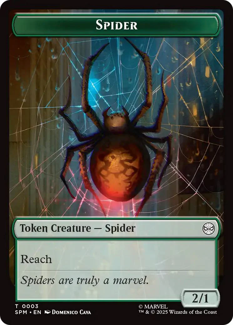 Spider Token (03) // Treasure Token (07) [Marvel's Spider-Man: Tokens] [Non-Foil]