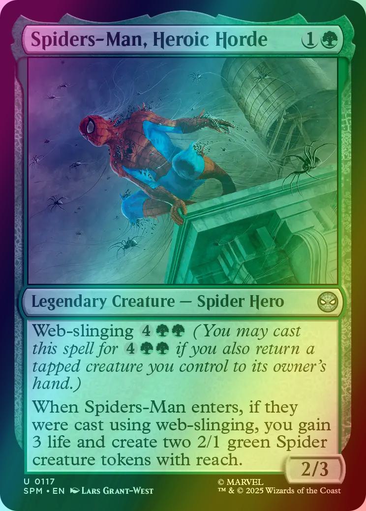 Spiders-Man, Heroic Horde [117] [Marvel's Spider-Man] [Foil]