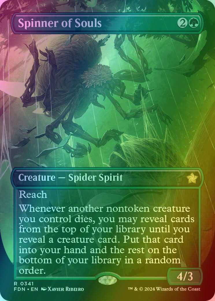 Spinner of Souls [341] [Borderless] [Foundations] [Foil]