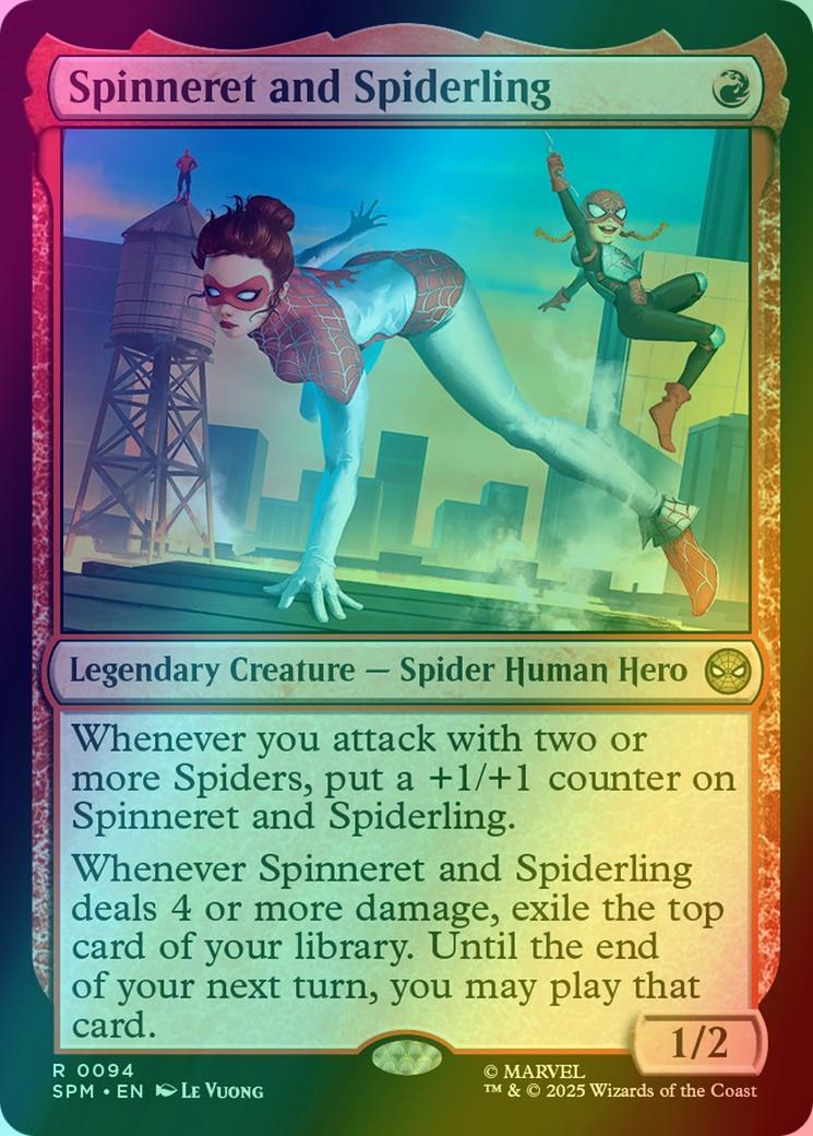 Spinneret and Spiderling [94] [Marvel's Spider-Man] [Foil]