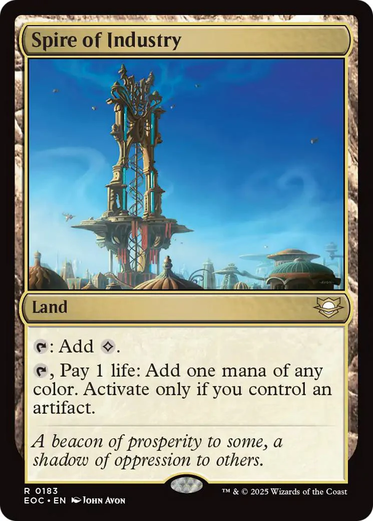 Spire of Industry [183] [Edge of Eternities: Commander] [Non-Foil]