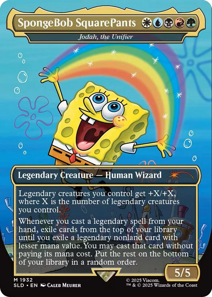 SpongeBob SquarePants - Jodah, the Unifier [1932] [Borderless] [SpongeBob: Legends] [Secret Lair Drop] [Non-Foil]