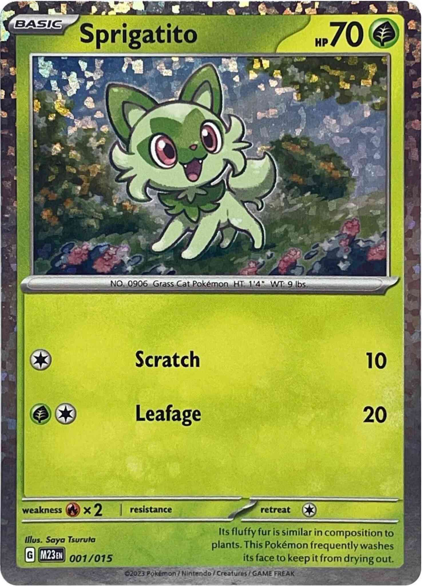 Sprigatito - 001/015 - Promo [mcd23-001] [Holo]