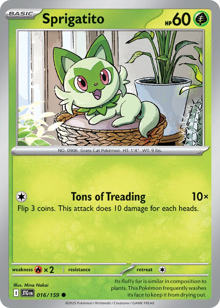 Sprigatito - 016/159 - Common [sv09-016] [Non-Holo]