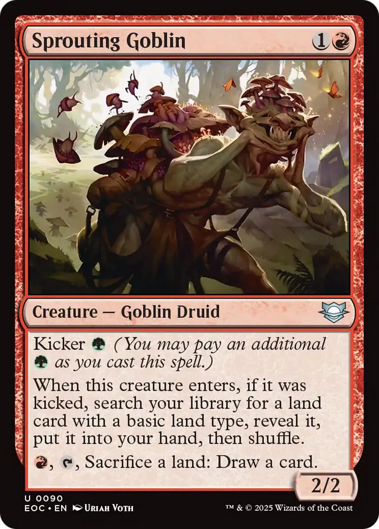 Sprouting Goblin [90] [Edge of Eternities: Commander] [Non-Foil]