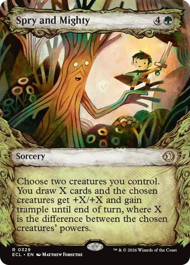 Spry and Mighty [329] [Fable Frame] [Lorwyn Eclipsed] [Non-Foil]