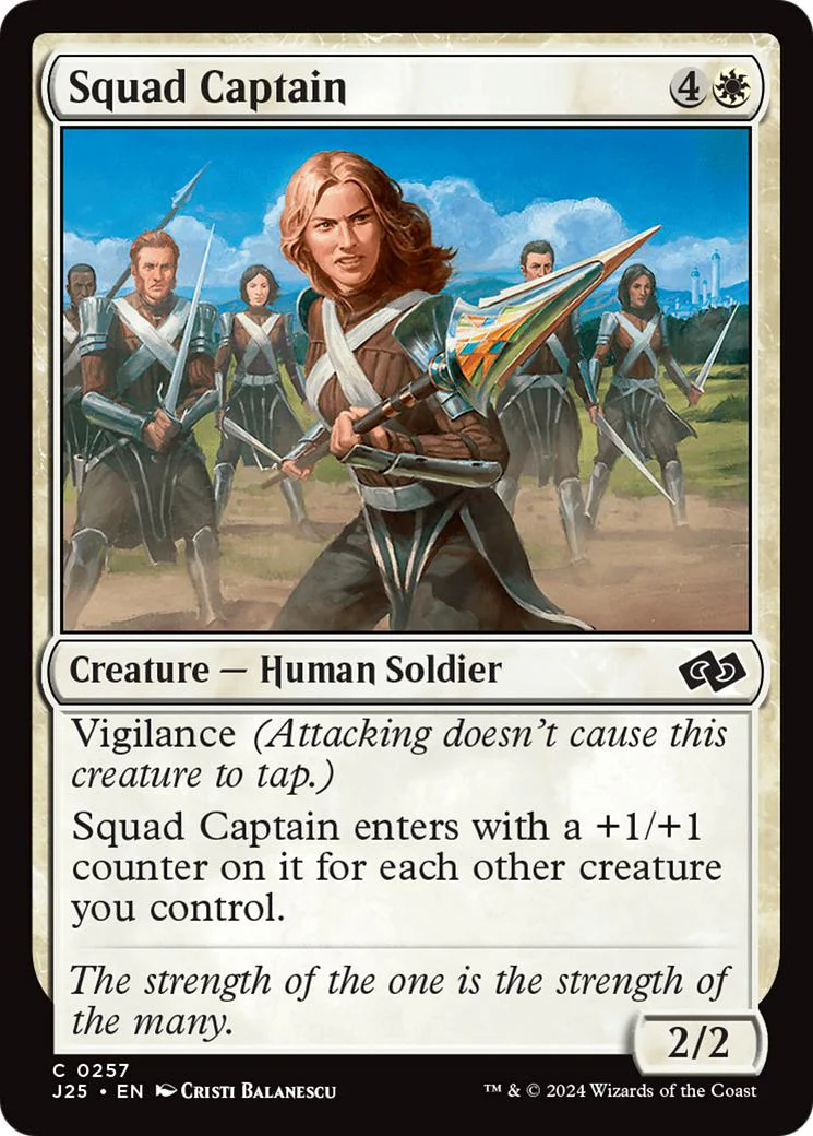 Squad Captain [257] [Foundations: Jumpstart] [Non-Foil]