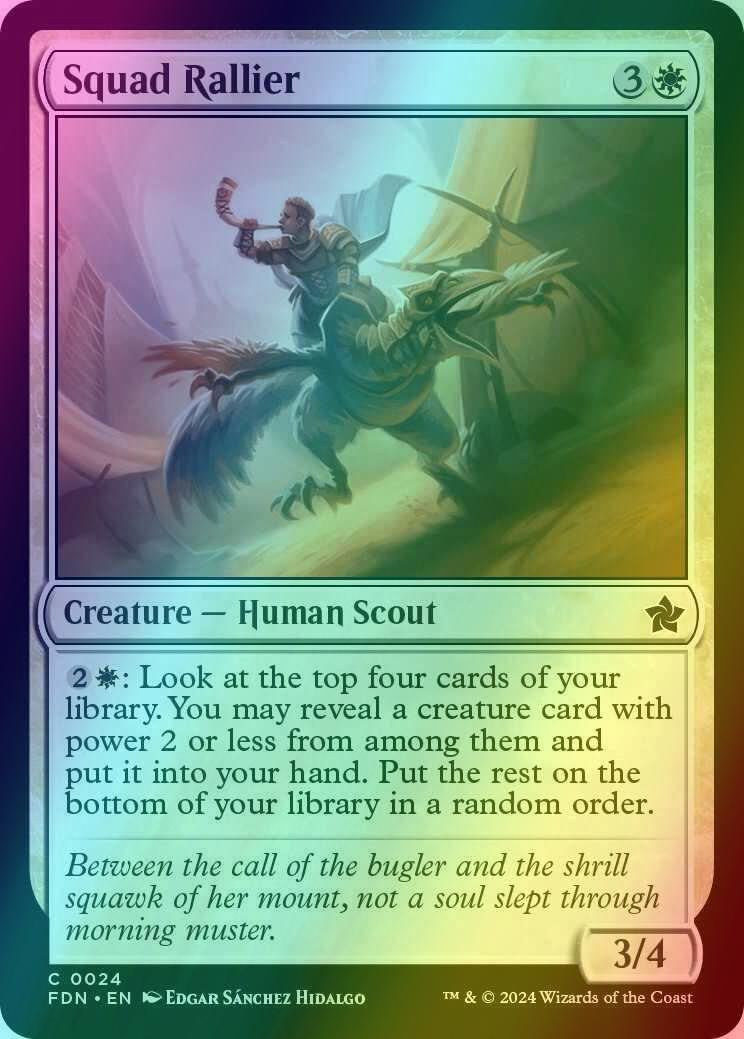 Squad Rallier [24] [Foundations] [Foil]