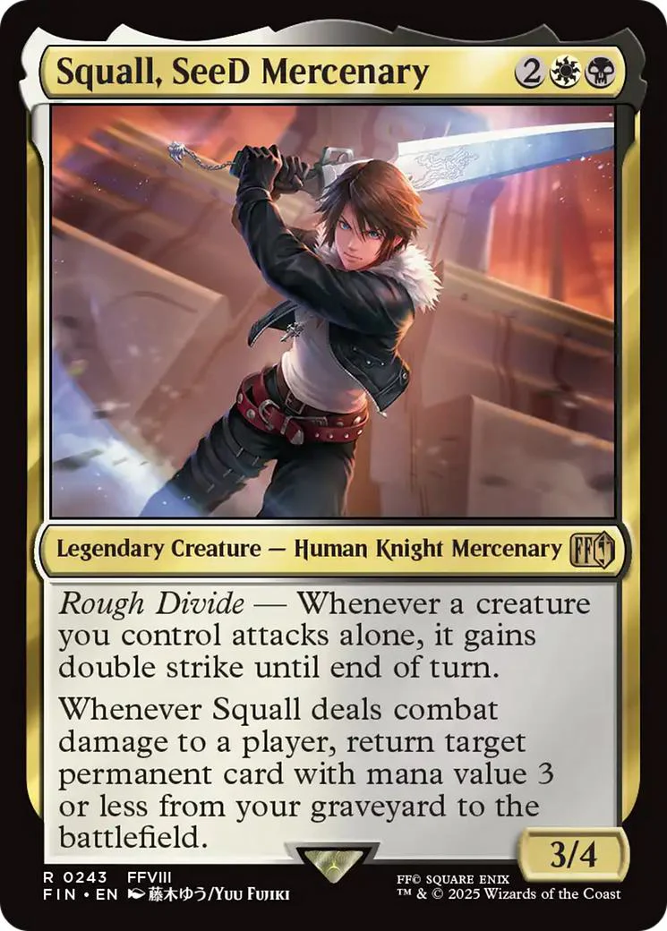 Squall, SeeD Mercenary [243] [FINAL FANTASY] [Non-Foil]