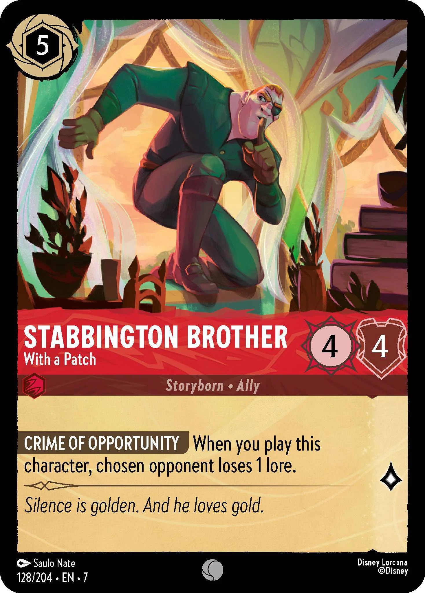 Stabbington Brother - With a Patch - 128/204 [Archazia's Island] [Non-Foil]