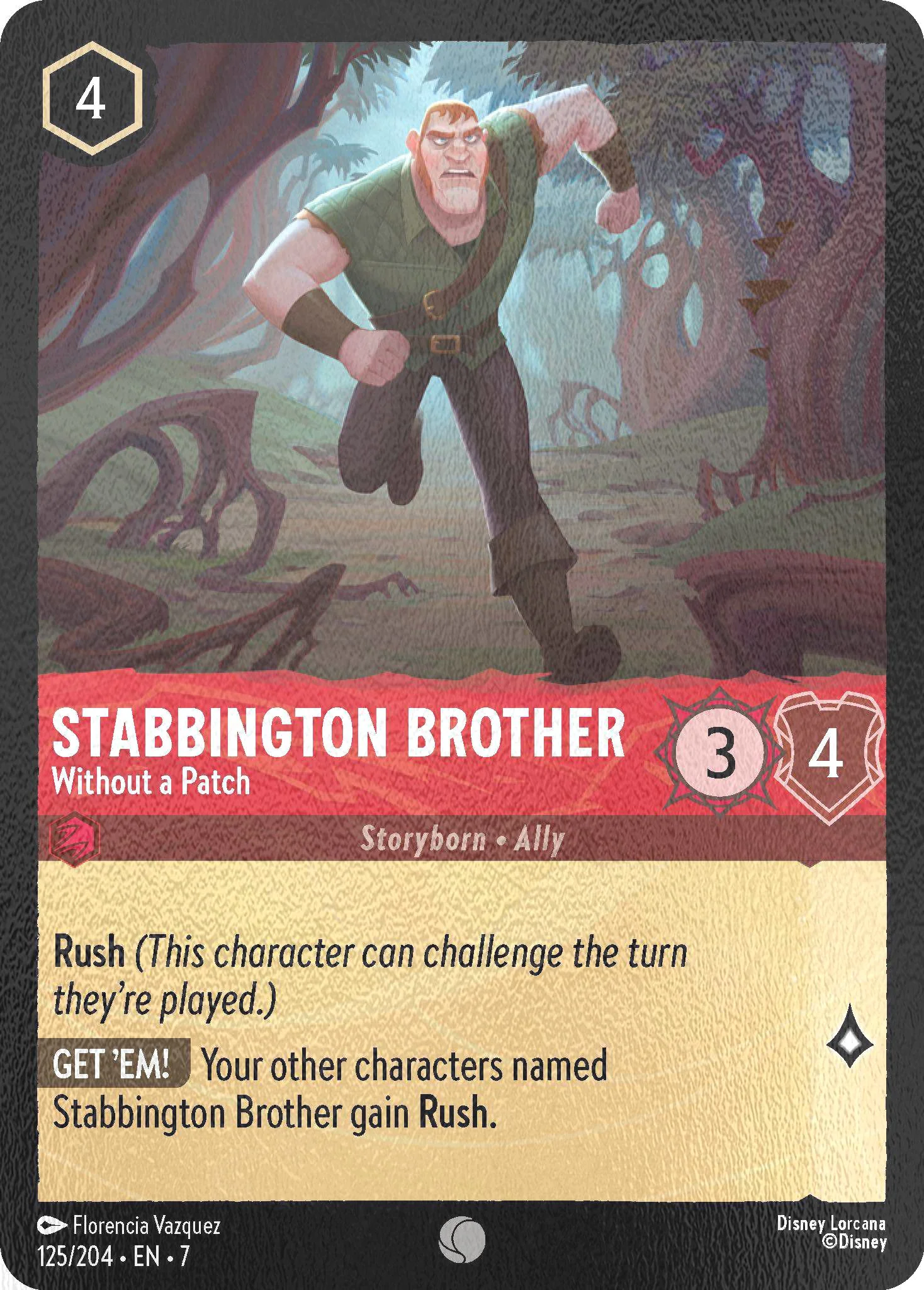 Stabbington Brother - Without a Patch - 125/204 [Archazia's Island] [Cold Foil]
