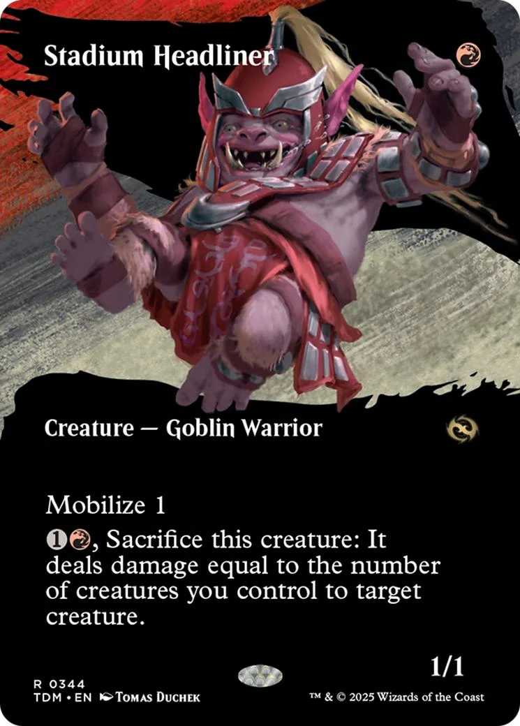 Stadium Headliner [344] [Borderless] [Clan] [Tarkir: Dragonstorm] [Non-Foil]