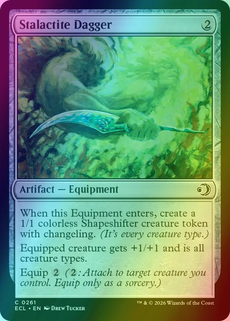 Stalactite Dagger [261] [Lorwyn Eclipsed] [Foil]