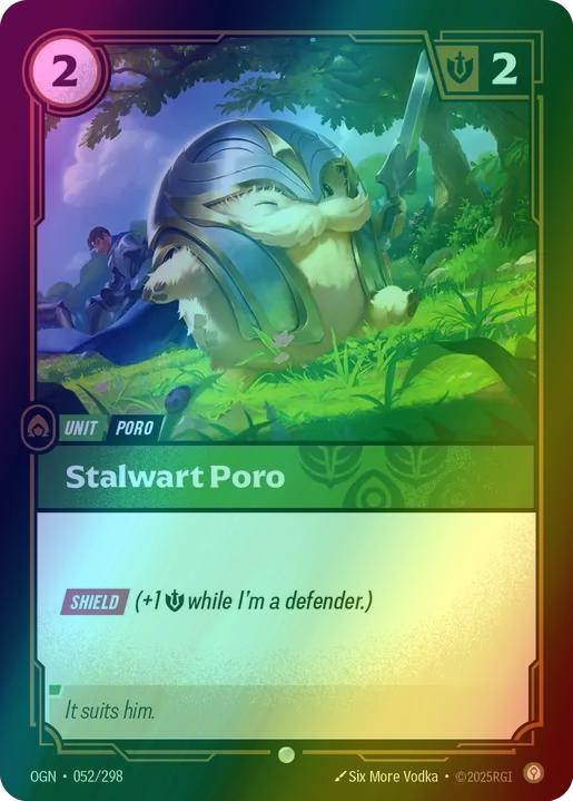 Stalwart Poro - 052/298 [Origins] [Foil]