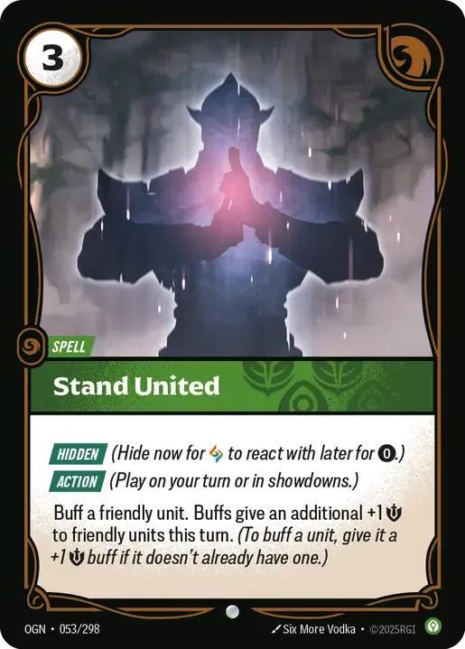 Stand United - 053/298 [Origins] [Non-Foil]