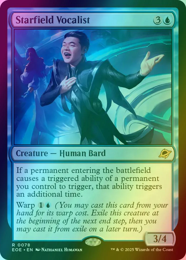 Starfield Vocalist [78] [Edge of Eternities] [Foil]