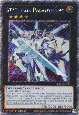 Starliege Paladynamo - RA04-EN193 - Platinum Secret Rare - 1st Edition