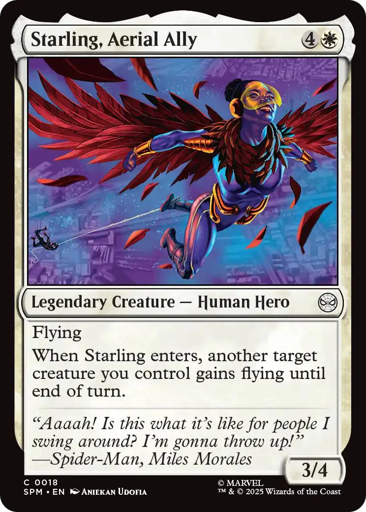 Starling, Aerial Ally [18] [Marvel's Spider-Man] [Non-Foil]