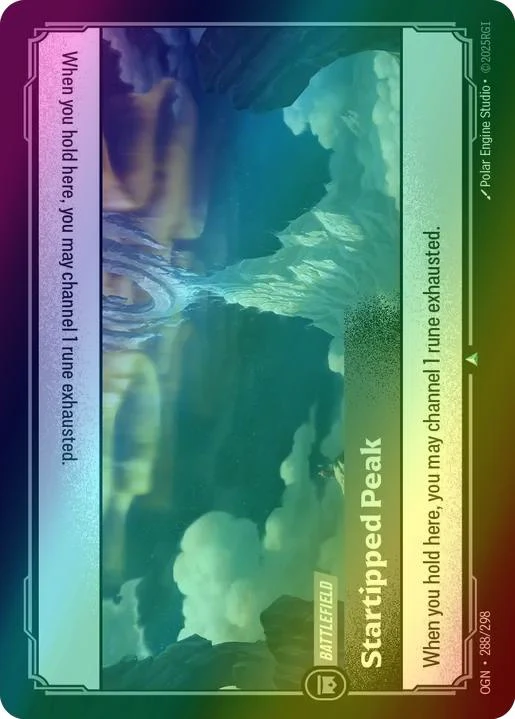Startipped Peak - 288/298 [Origins] [Foil]