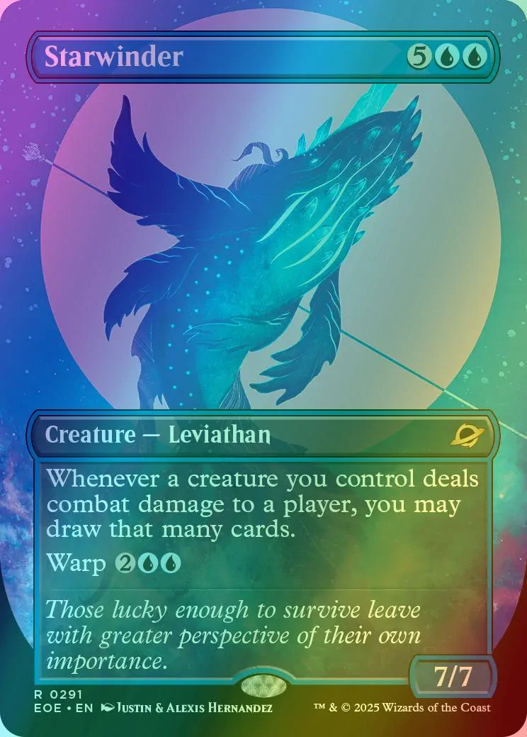 Starwinder [291] [Borderless] [Triumphant] [Edge of Eternities] [Foil]