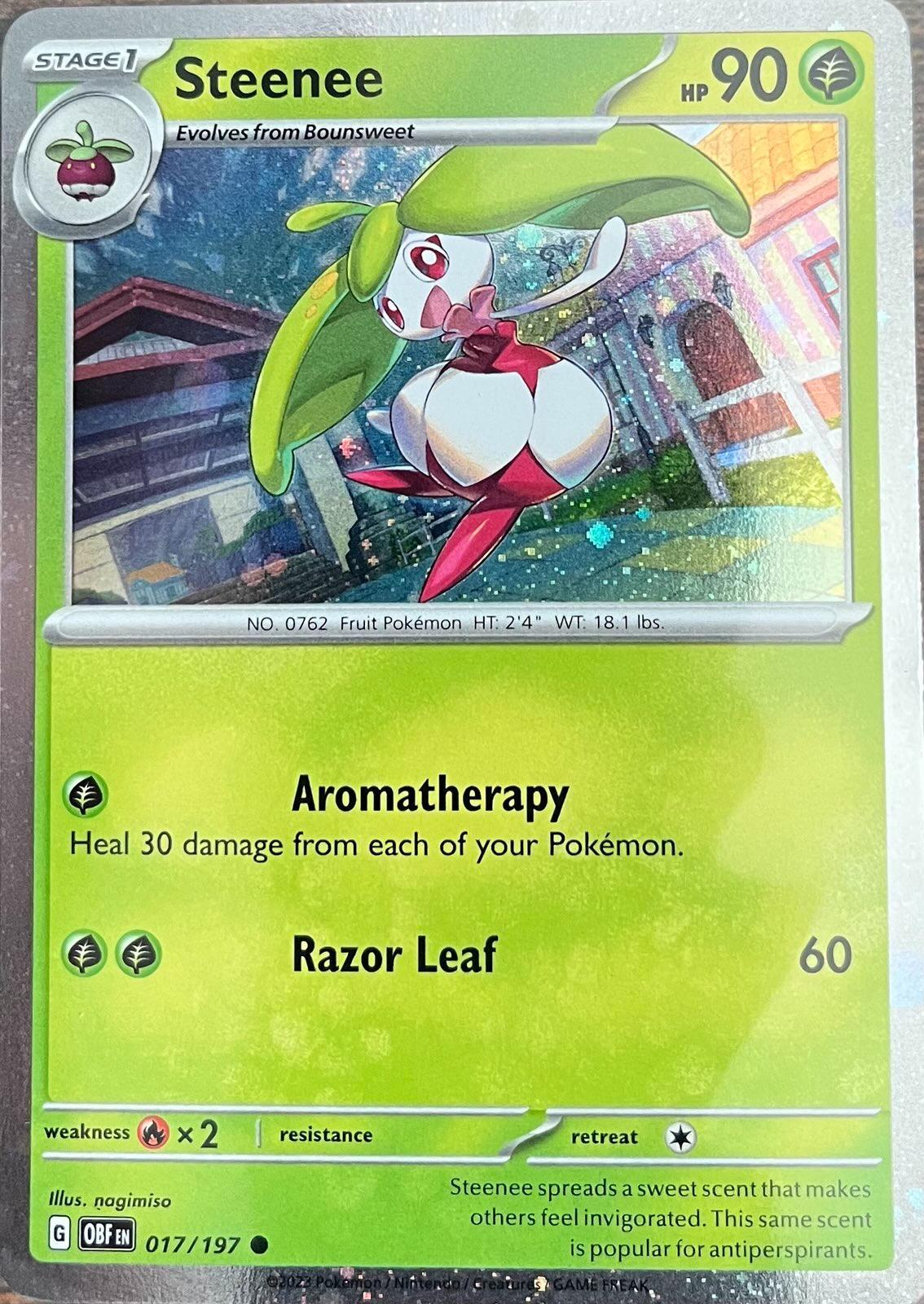 Steenee - 017/197 - Promo [Tsareena ex Premium Collection] [sv03msp-017] [Cosmos Holo]