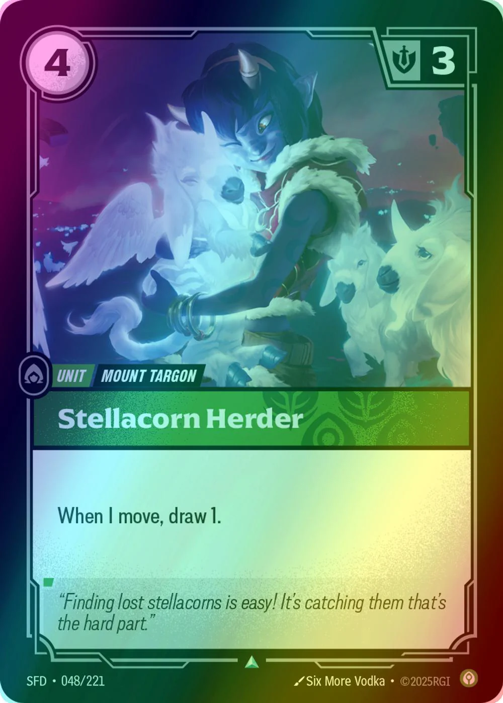 Stellacorn Herder - 048/221 [Spiritforged] [Foil]