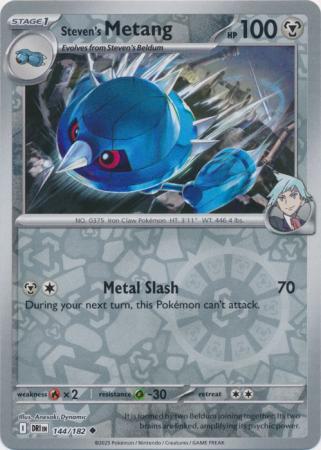 Steven's Metang - 144/182 - Uncommon [sv10-144] [Reverse Holo]