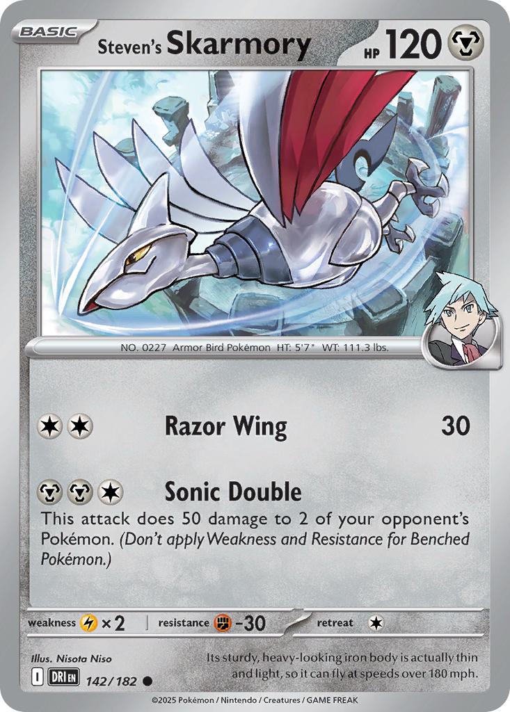 Steven's Skarmory - 142/182 - Common [sv10-142] [Non-Holo]