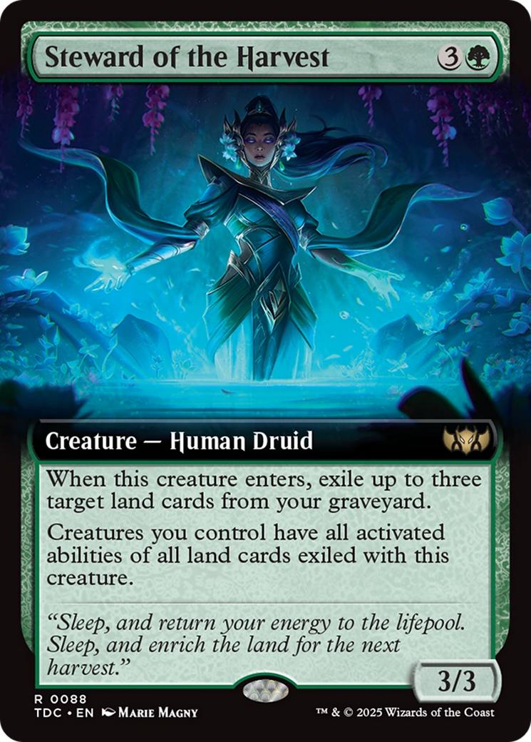 Steward of the Harvest [88] [Extended Art] [Tarkir: Dragonstorm: Commander] [Non-Foil]