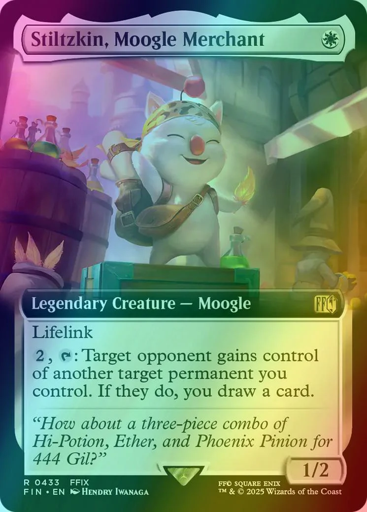Stiltzkin, Moogle Merchant [433] [Extended Art] [FINAL FANTASY] [Foil]