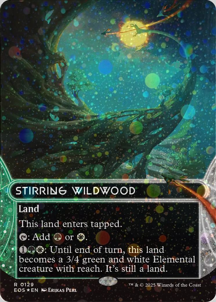 Stirring Wildwood [129] [Borderless] [Edge of Eternities: Stellar Sights] [Galaxy Foil]