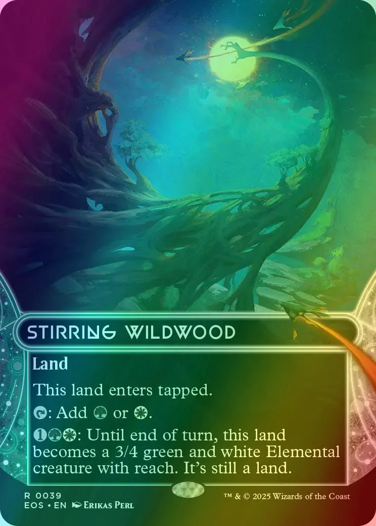 Stirring Wildwood [39] [Borderless] [Edge of Eternities: Stellar Sights] [Foil]