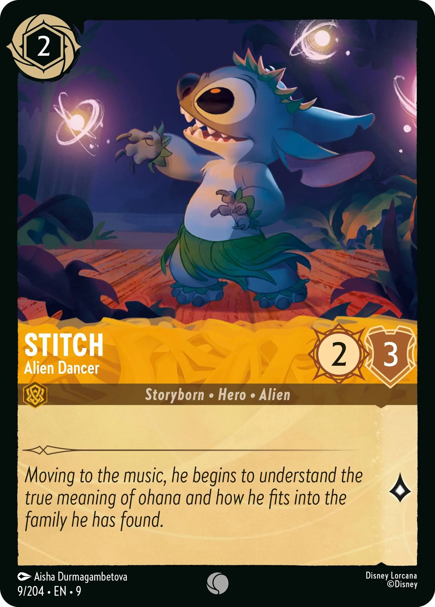 Stitch - Alien Dancer - 9/204 [Fabled] [Non-Foil]